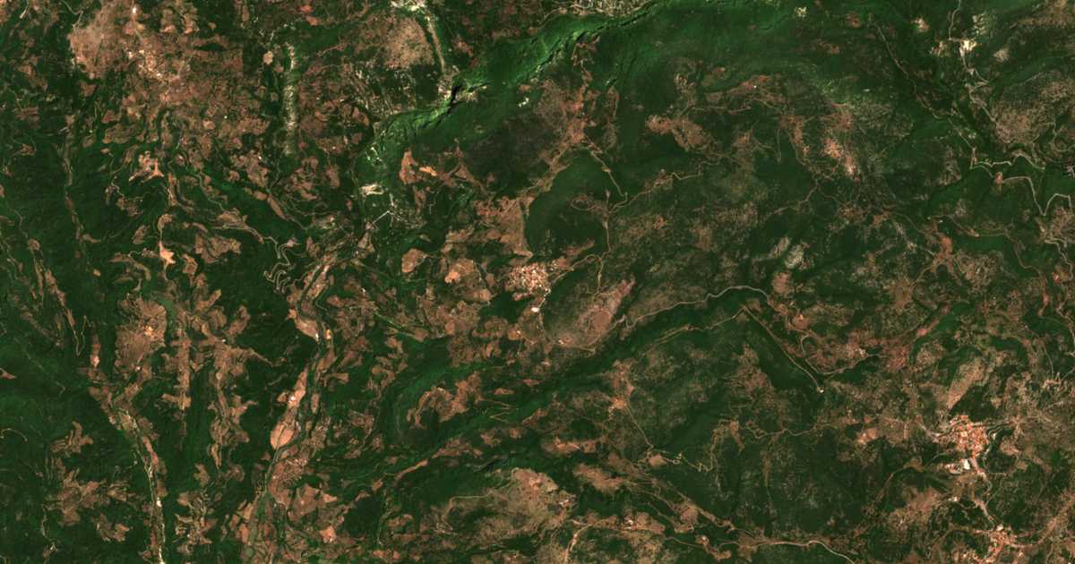 Satelitska karta: Spátharis