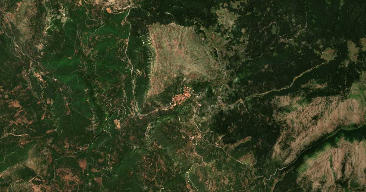 Satelitska karta: Stemnítsa