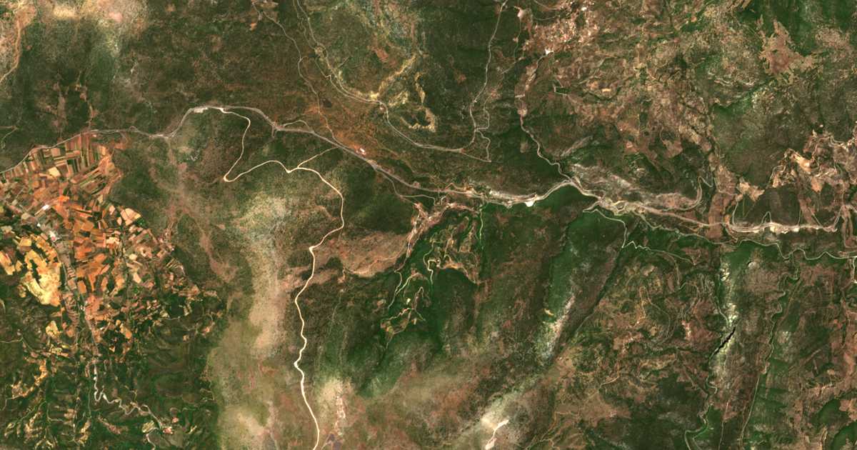 Satelitska karta: Agía Sofía