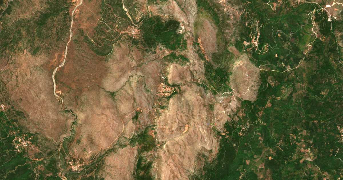 Satelitska karta: Vérvena