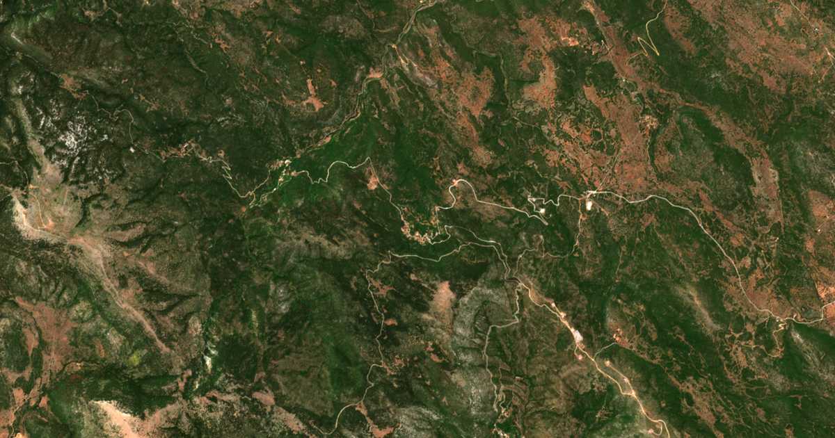 Satelitska karta: Kounoupiá