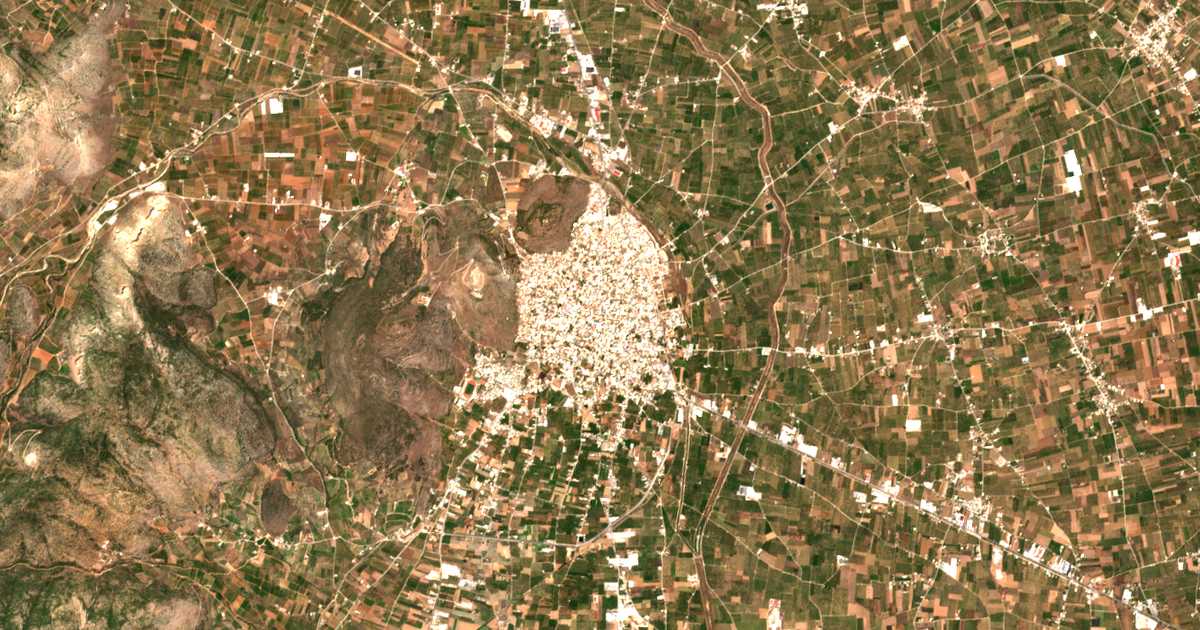 Satelitska karta: Arg