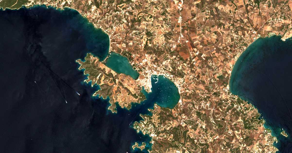 Satelitska karta: Portochélion