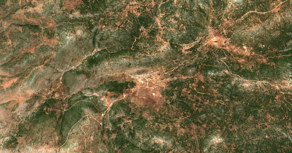 Satelitska karta: Arachnaíon