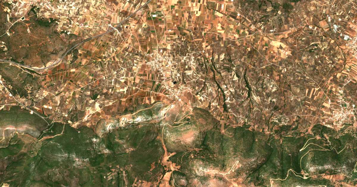 Satelitska karta: Ágios Vasíleios