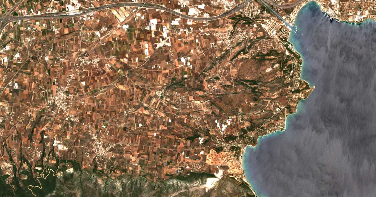 Satelitska karta: Ágios Dimítrios
