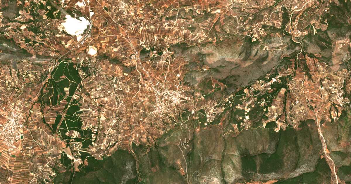Satelitska karta: Athíkia