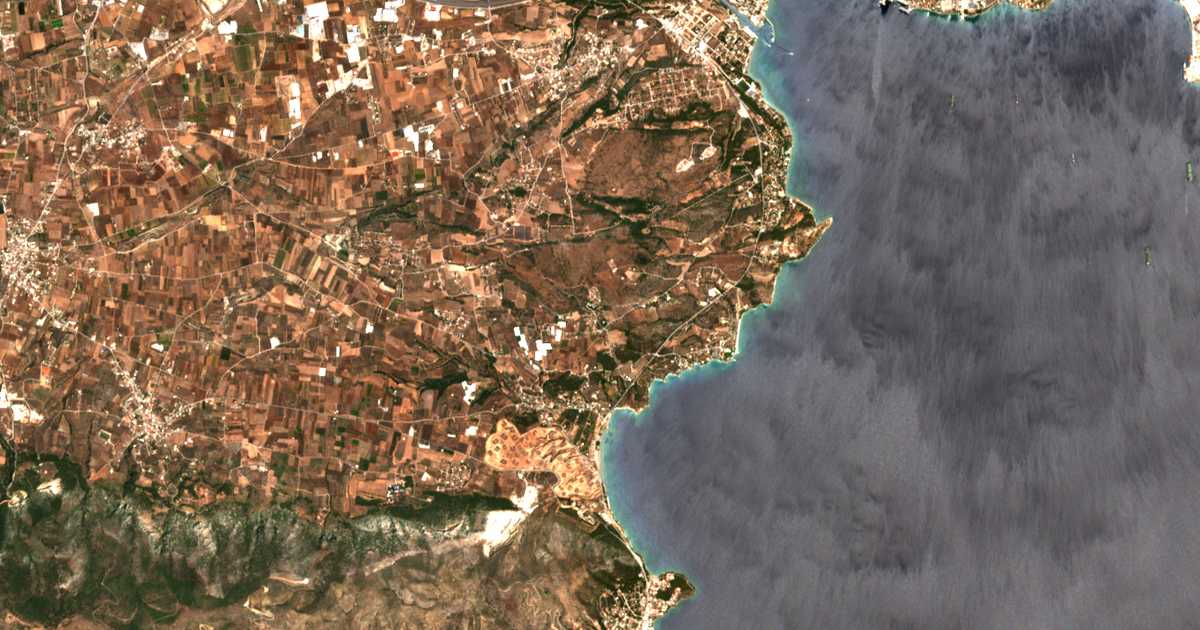 Satelitska karta: Panórama