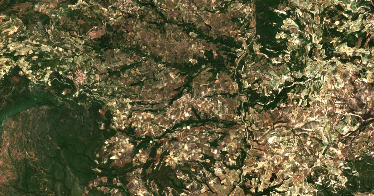 Satelitska karta: Dáfni