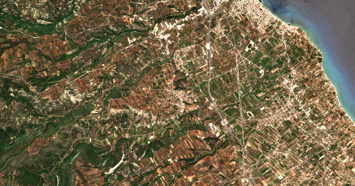 Satelitska karta: Sikyón