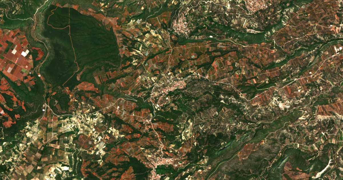 Satelitska karta: Soúlion