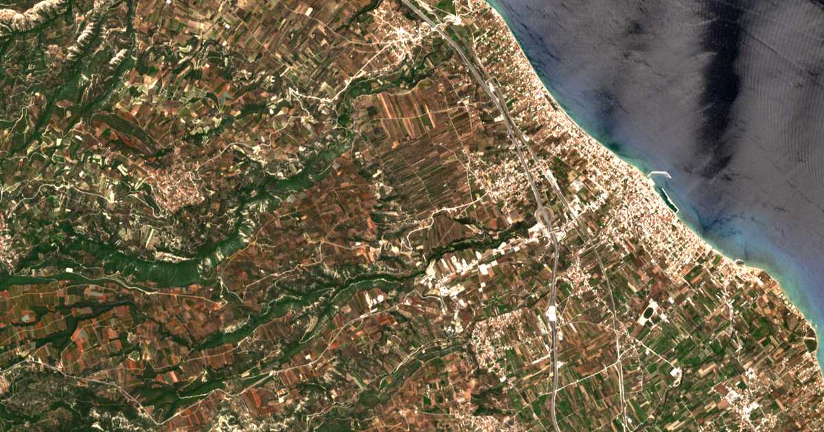 Satelitska karta: Valtsaíika