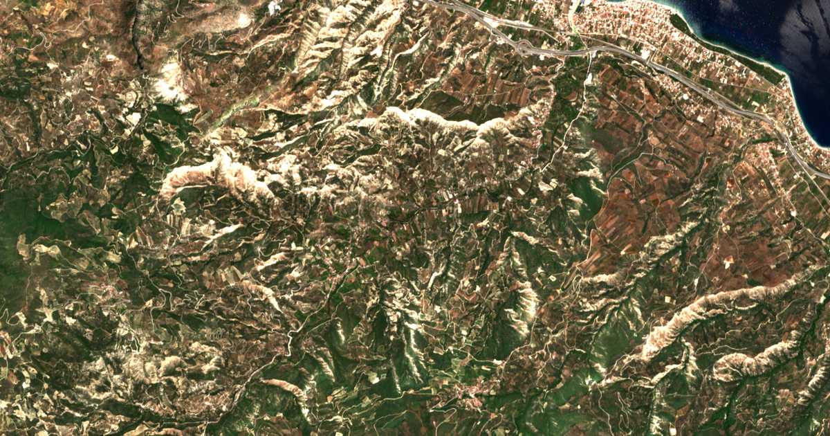Satelitska karta: Georgantaíika