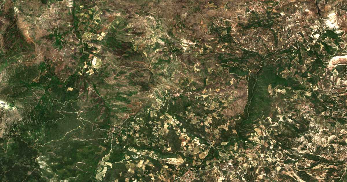 Satelitska karta: Xanthochórion