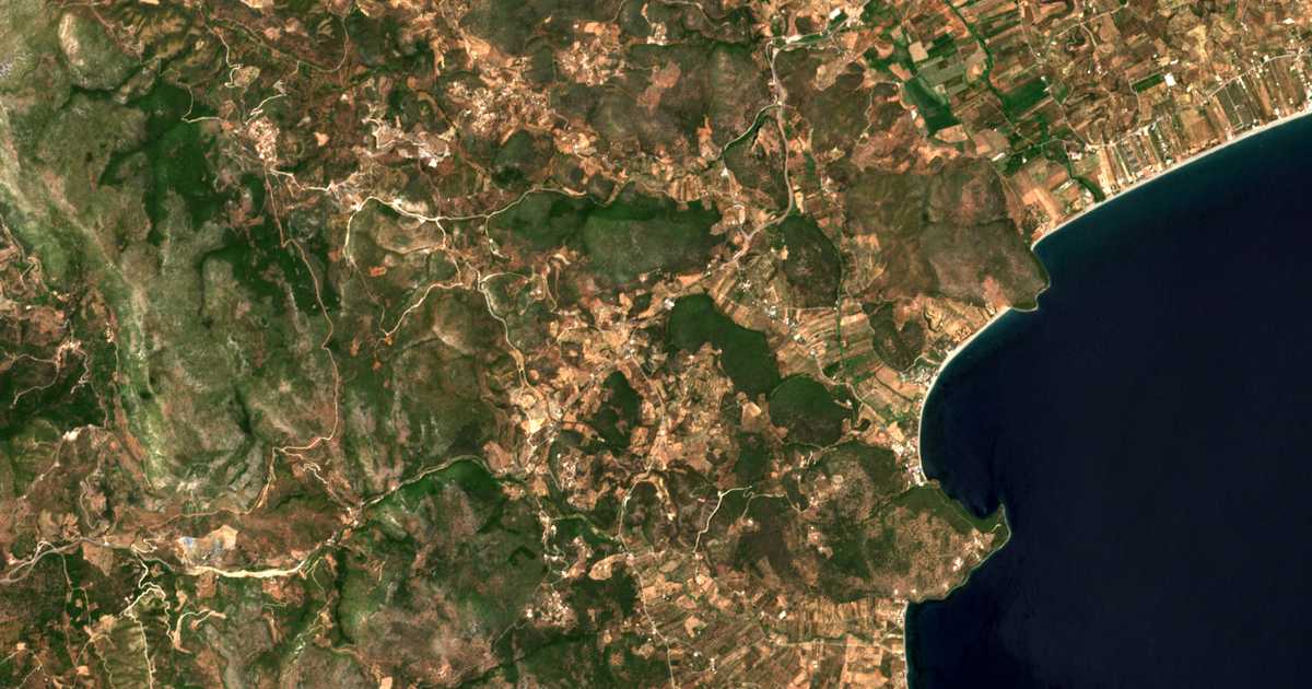 Satelitska karta: Chosiárion