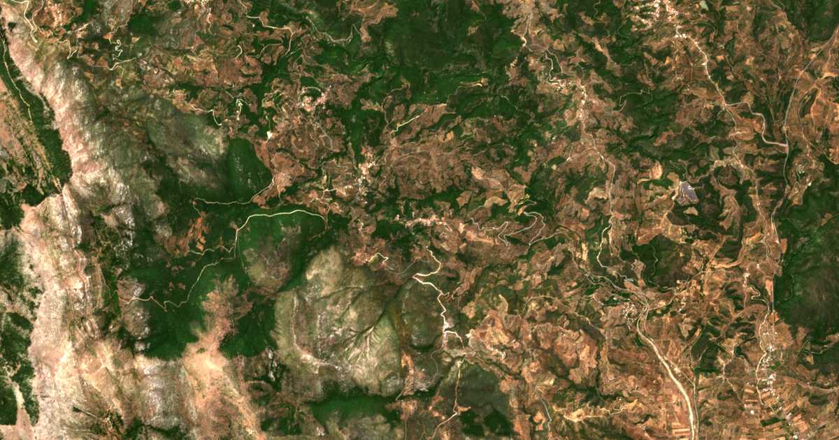 Satelitska karta: Mélissa