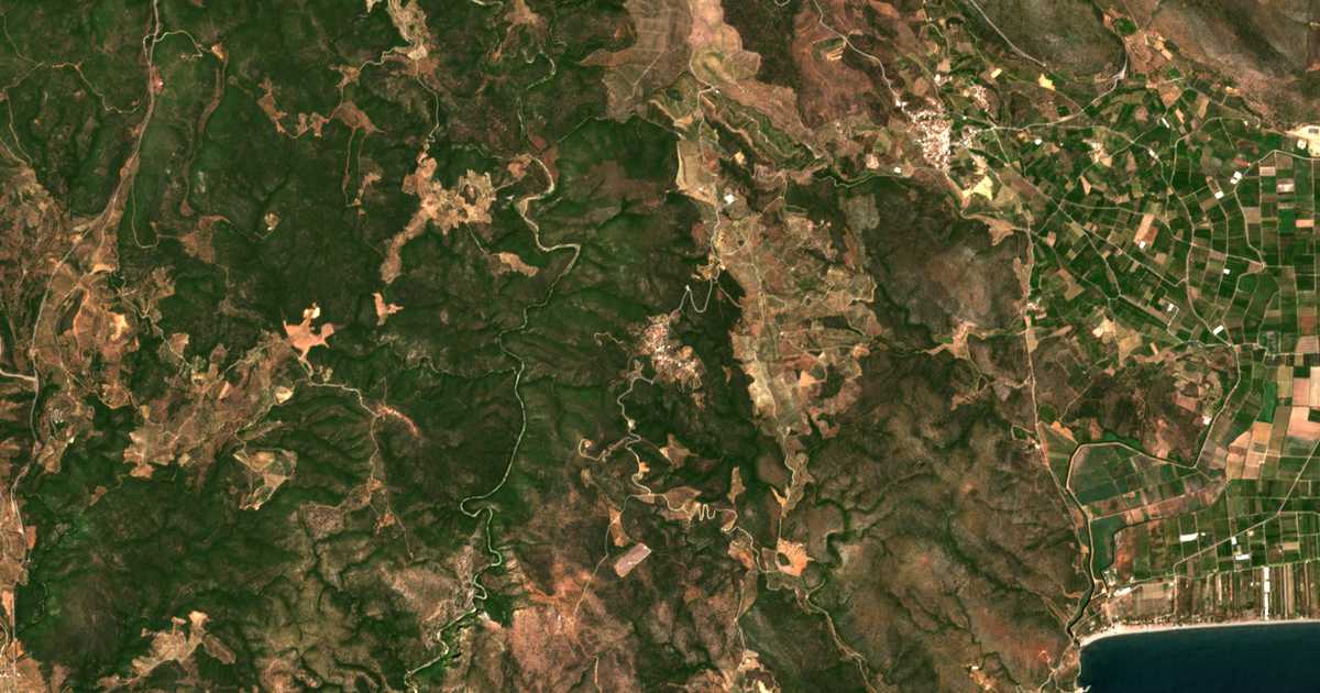 Satelitska karta: Lágion