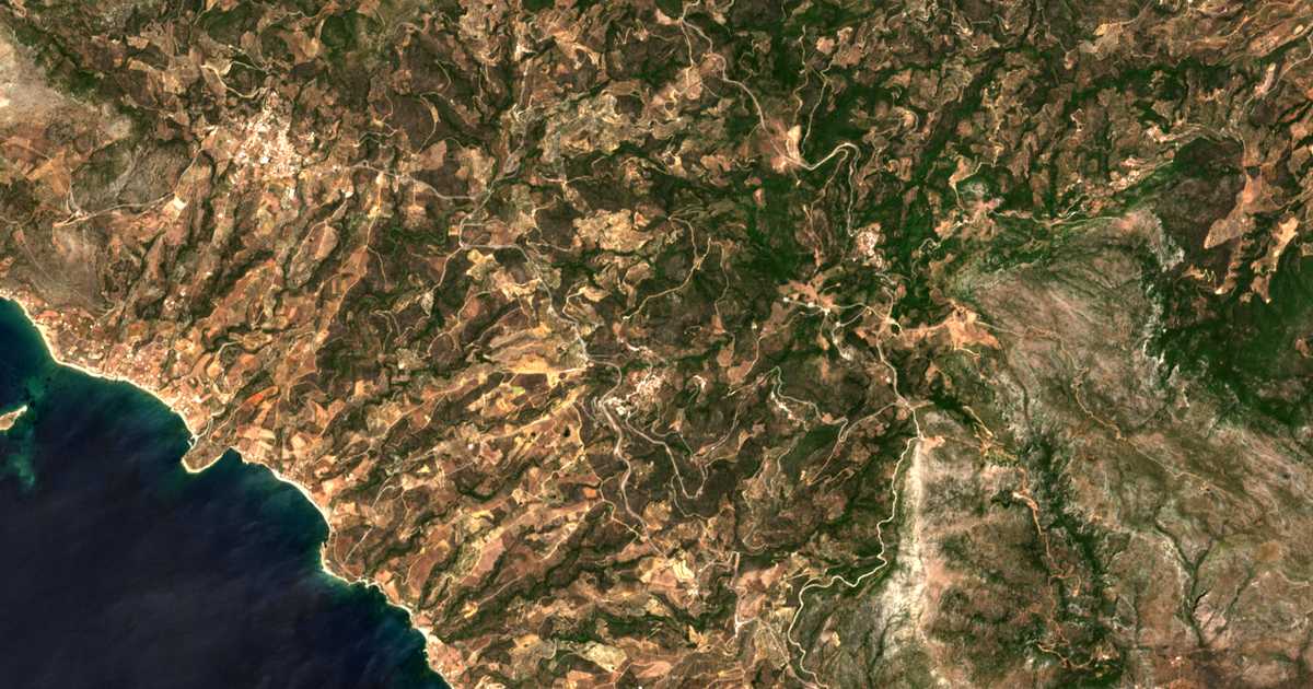 Satelitska karta: Pantánassa