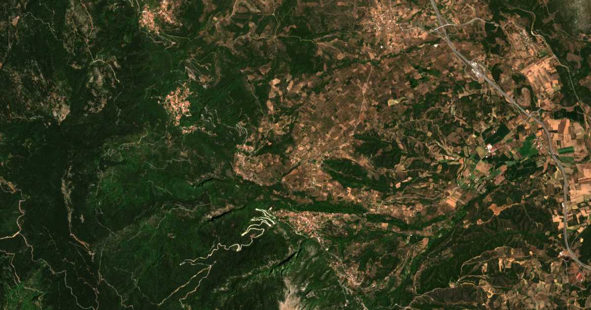 Satelitska karta: Perivólia