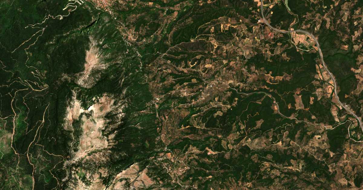 Satelitska karta: Vordónia