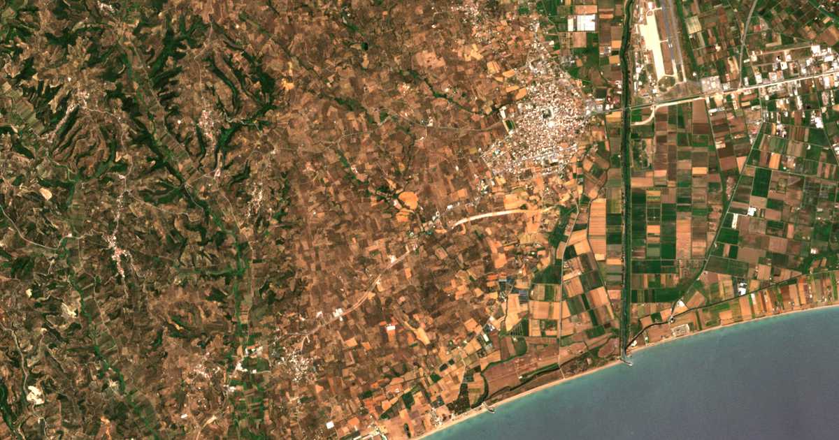 Satelitska karta: Mylonás