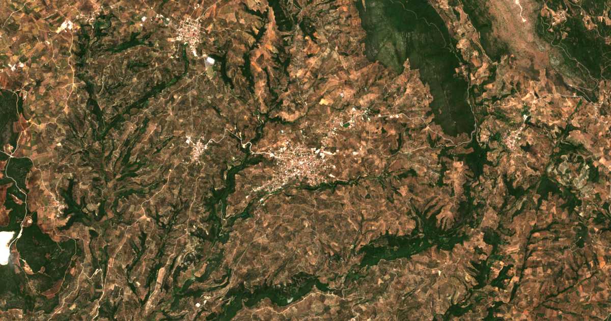 Satelitska karta: Chóra