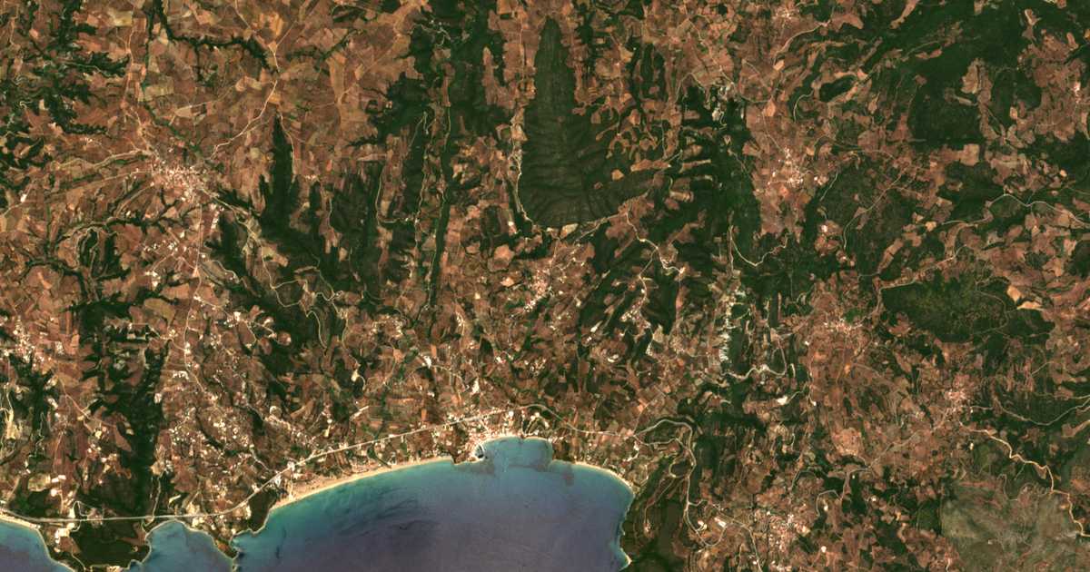 Satelitska karta: Lachanáda