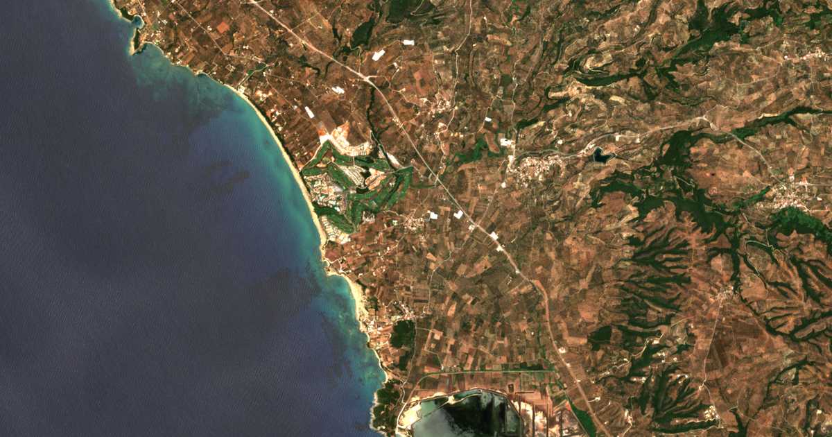 Satelitska karta: Romanós