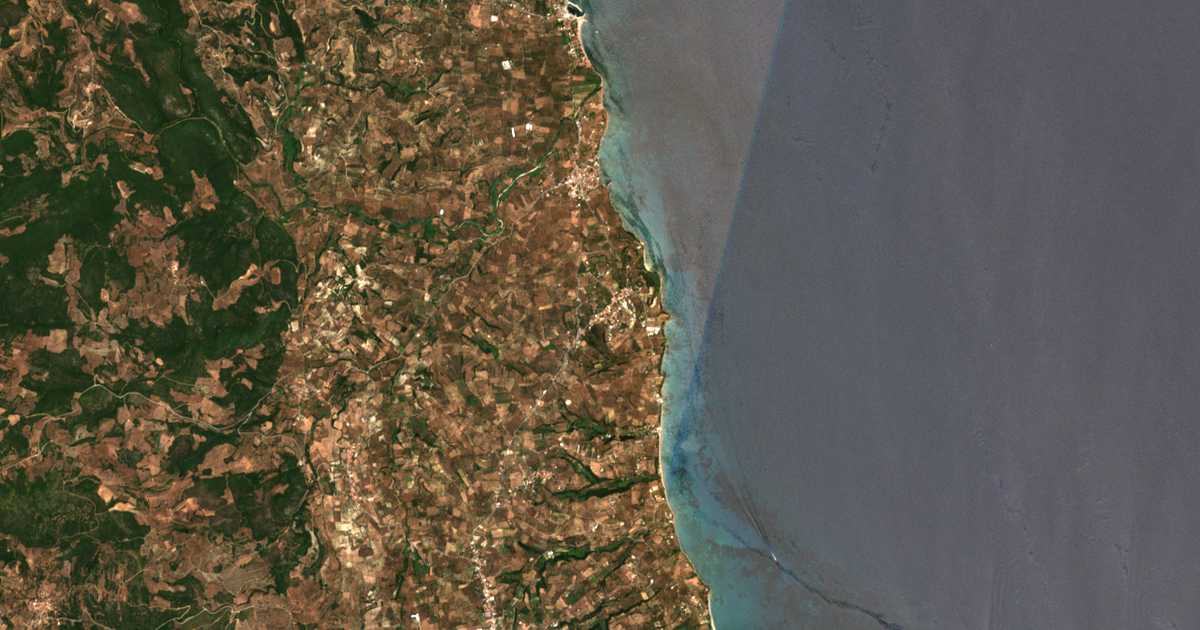 Satelitska karta: Vounária