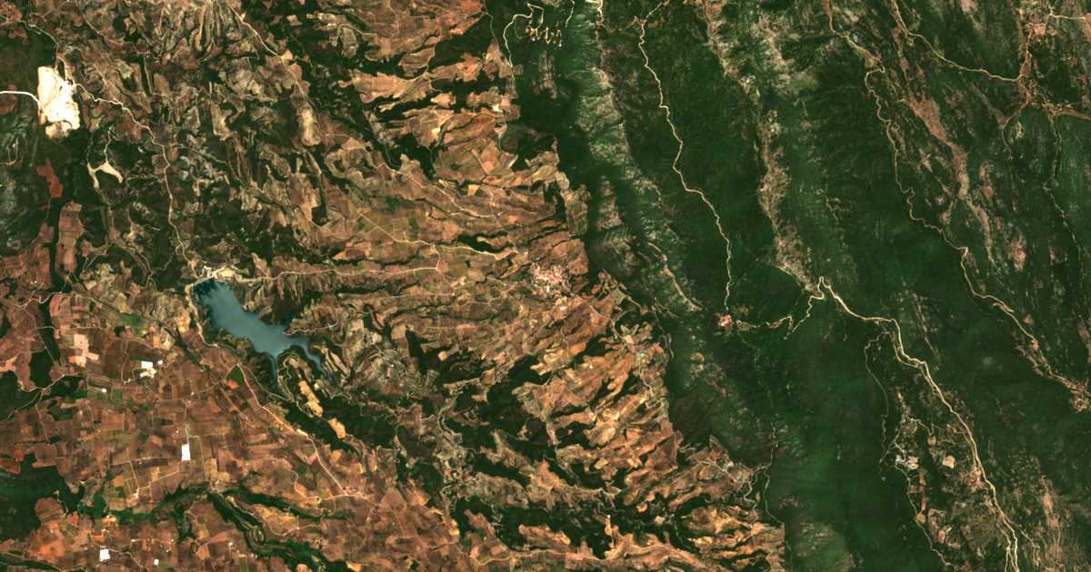 Satelitska karta: Christianoúpolis