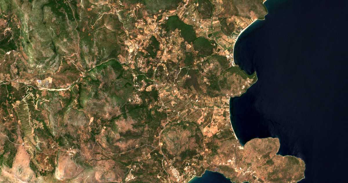 Satelitska karta: Ágios Vasíleios