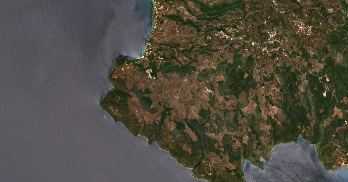 Satelitska karta: Kalianaíika