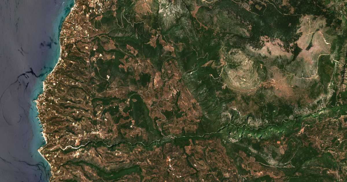 Satelitska karta: Sotiriánika