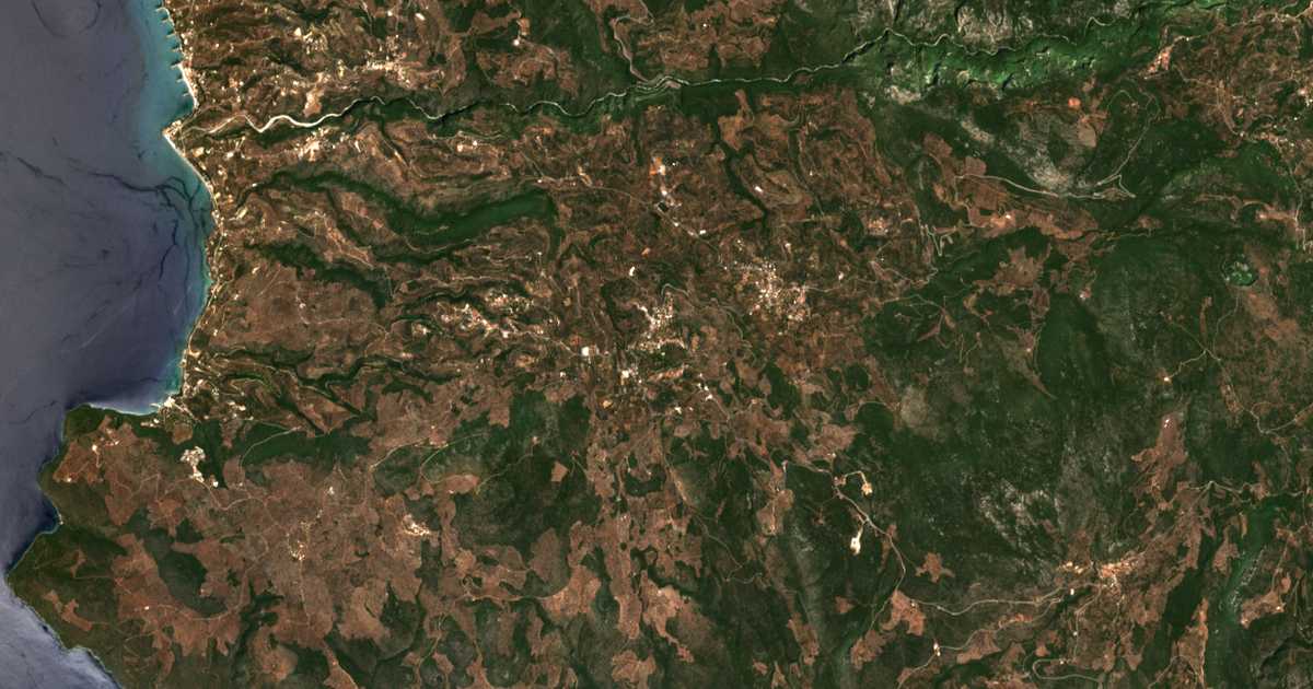 Satelitska karta: Stavropígion