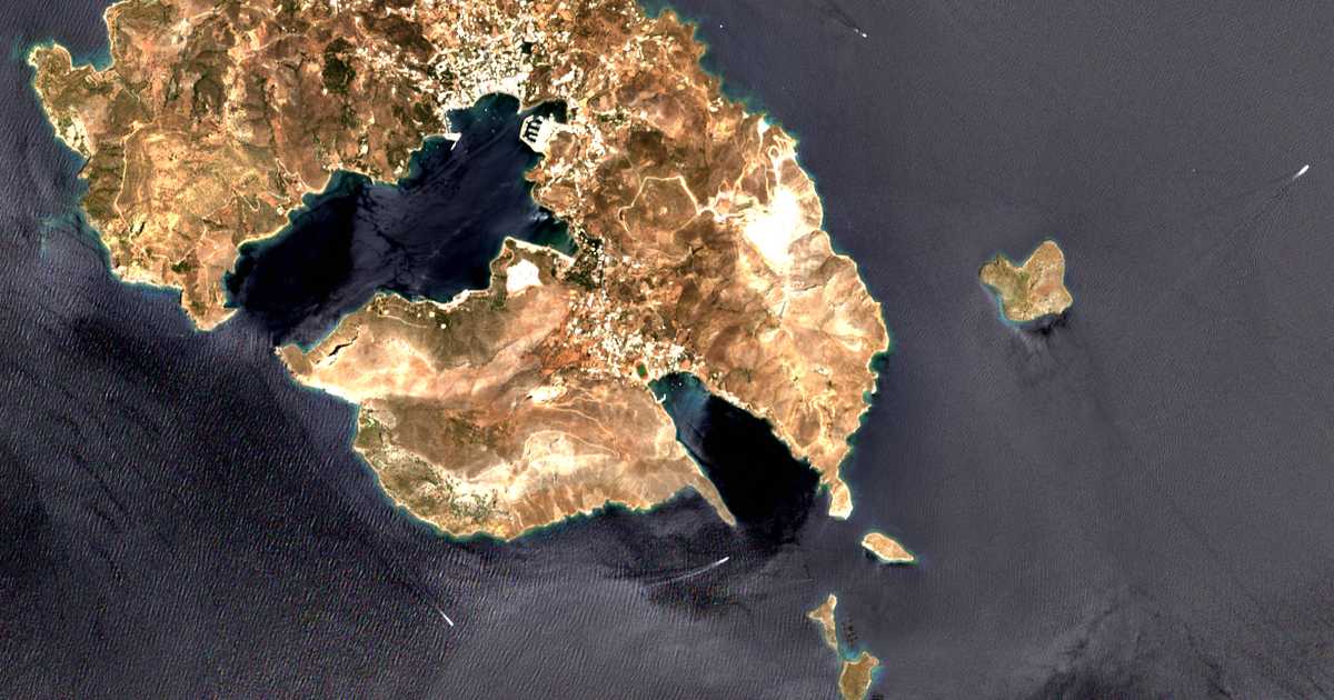 Satelitska karta: Xirókampos