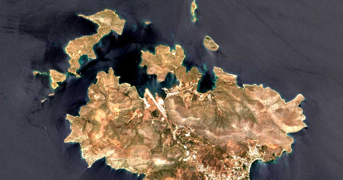Satelitska karta: Parthénion