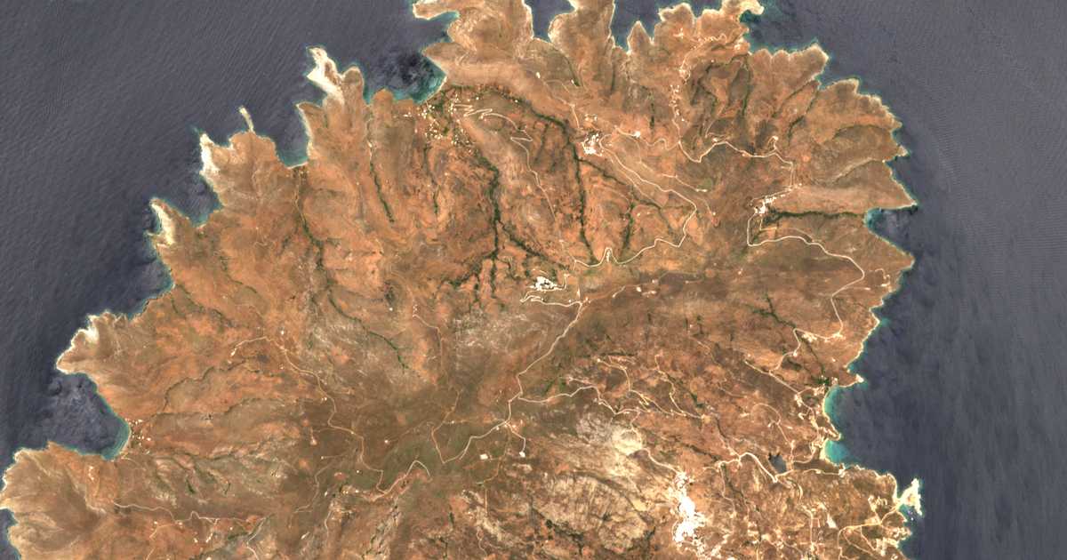 Satelitska karta: Panagía