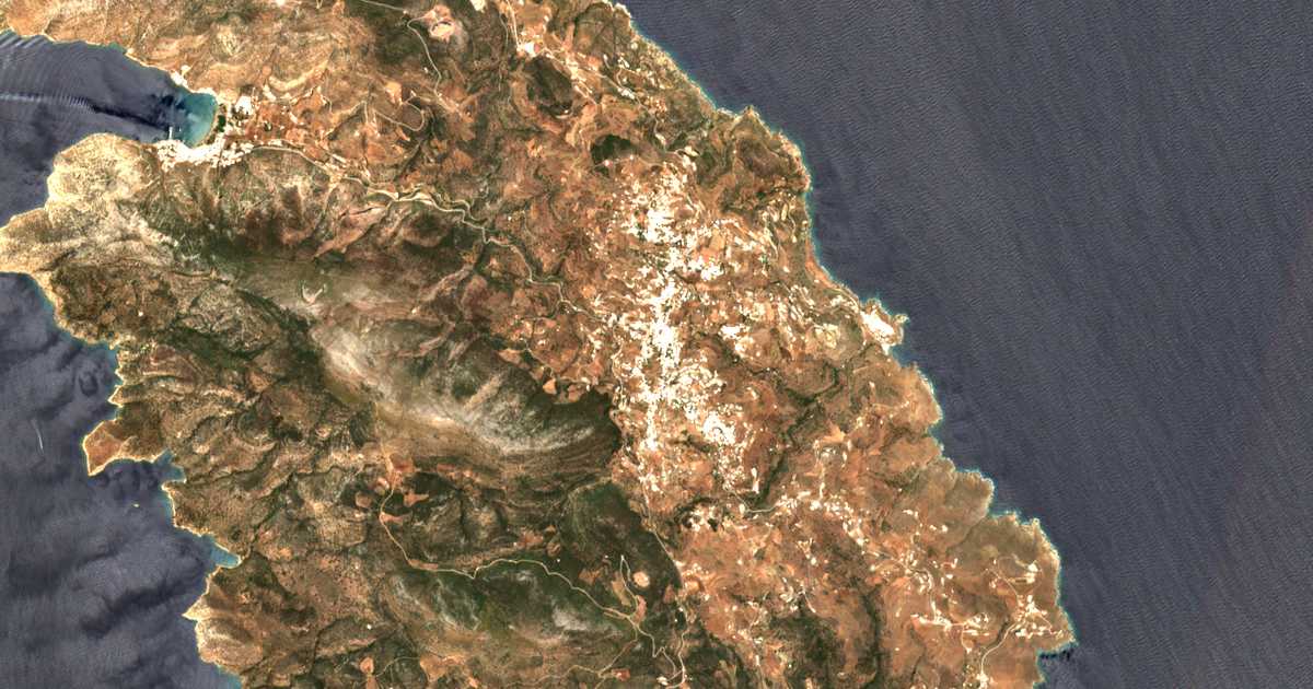 Satelitska karta: Apollonía