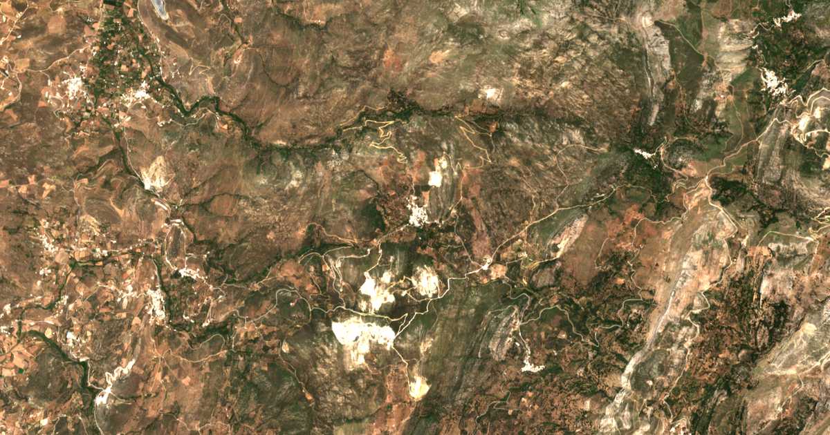 Satelitska karta: Kinídaros