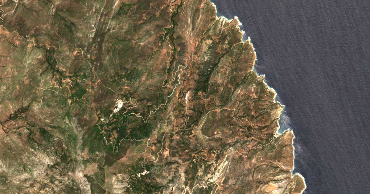 Satelitska karta: Mési