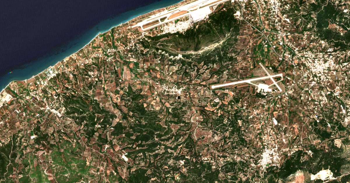 Satelitska karta: Damatría