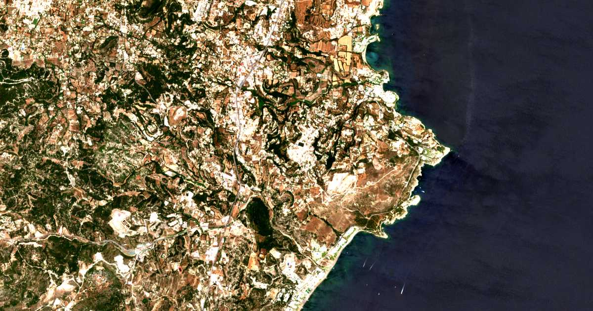 Satelitska karta: Koskinoú