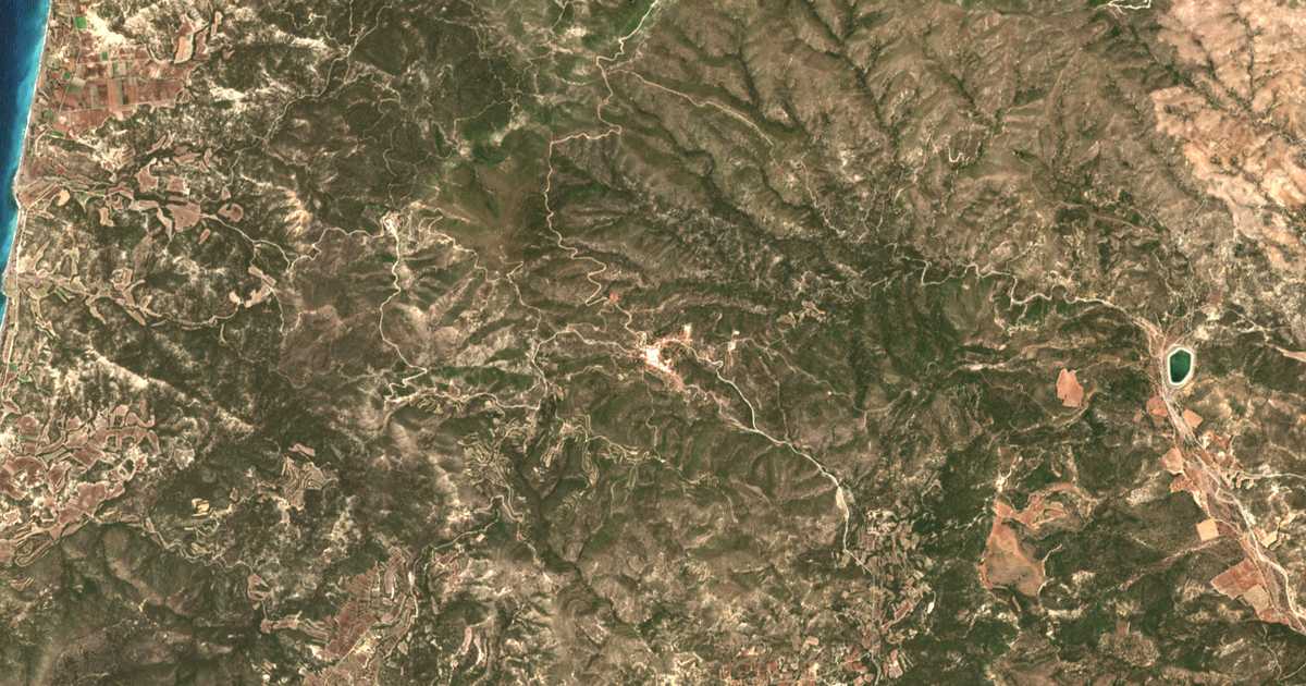Satelitska karta: Mesanagrós