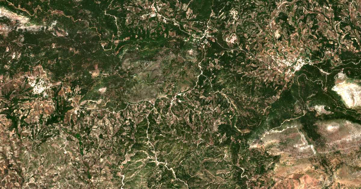 Satelitska karta: Platánia