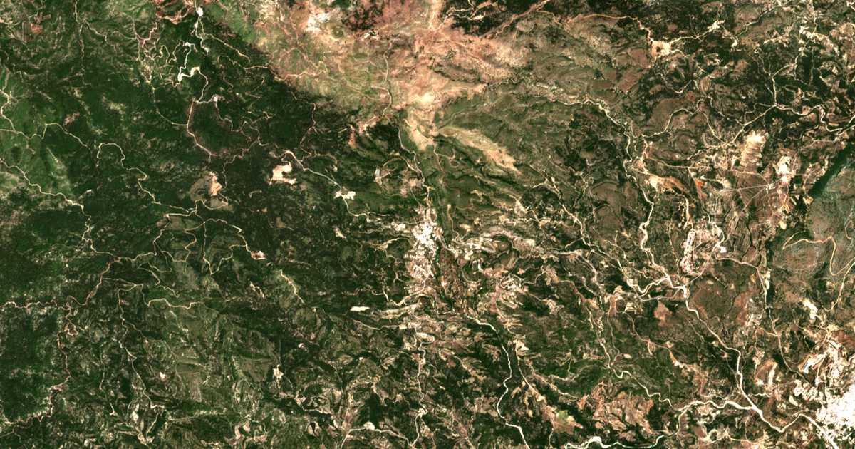 Satelitska karta: Psínthos