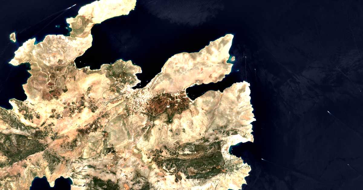 Satelitska karta: Pédion