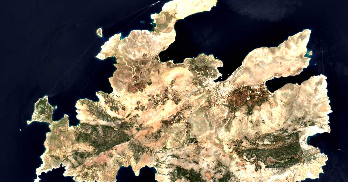 Satelitska karta: Roukouniótis
