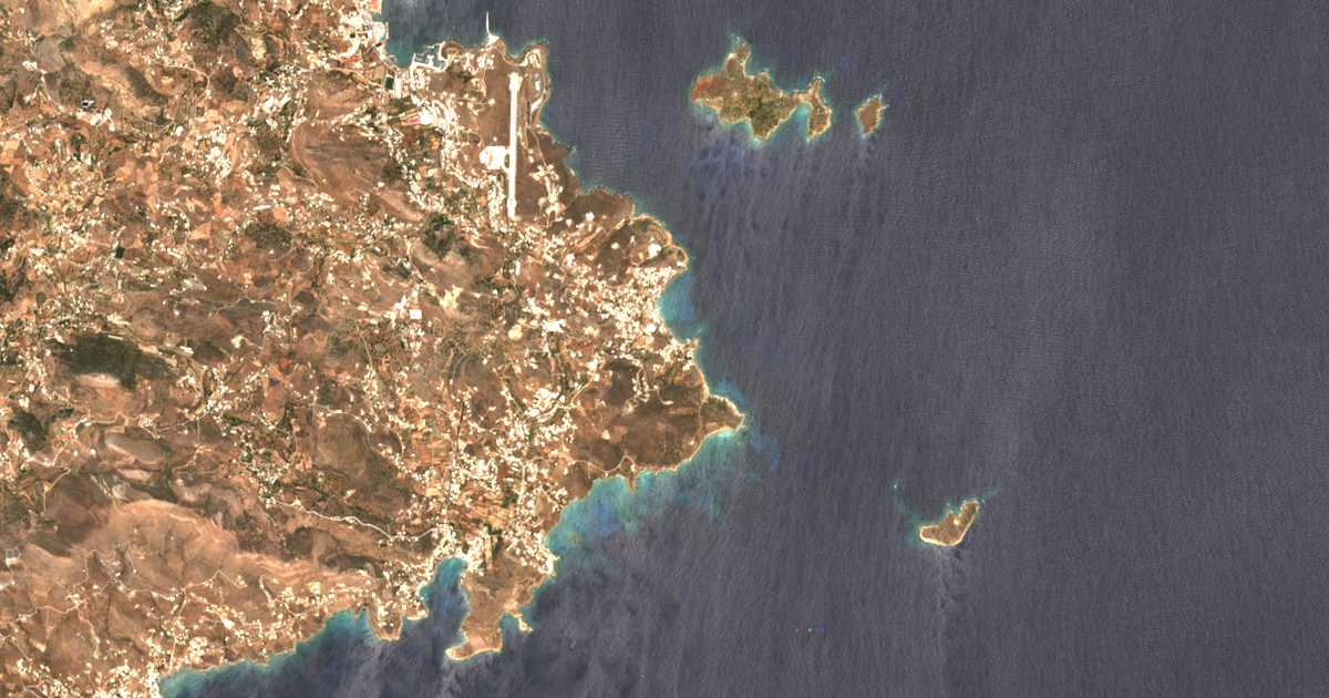 Satelitska karta: Azólimnos