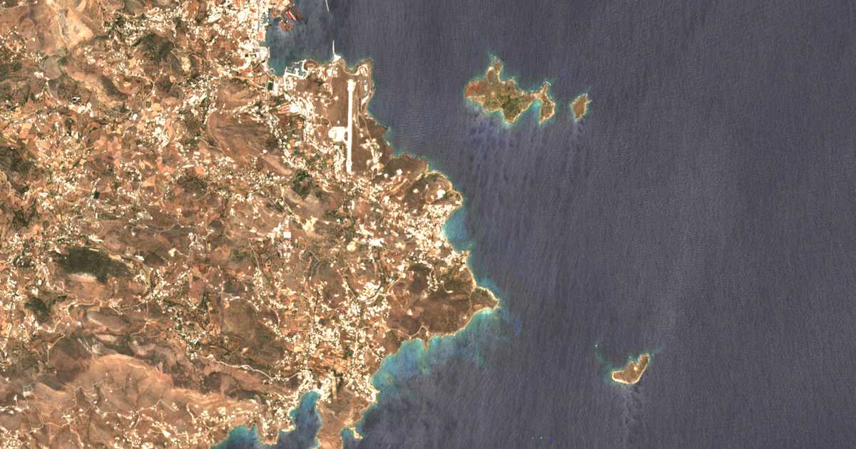 Satelitska karta: Azólimnos