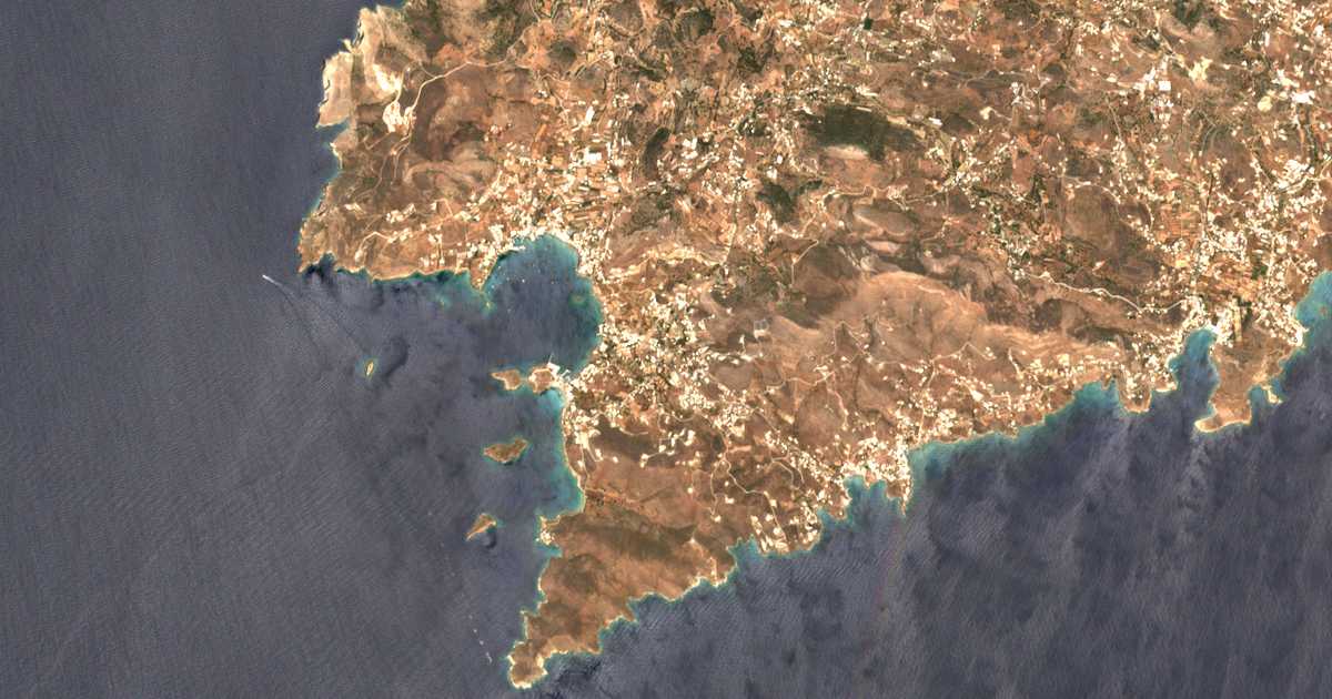 Satelitska karta: Poseidonía